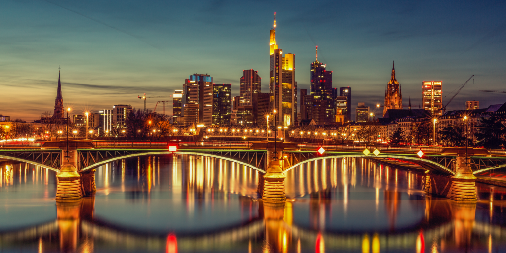 About Frankfurt: City at Dusk