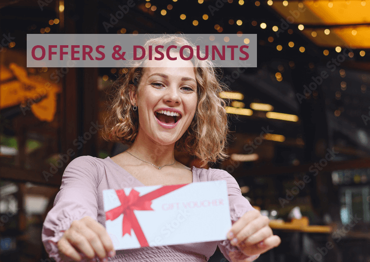 Check out special offers and benefits from our English-speaking partners.