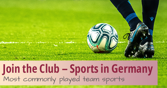 Join a club for team sports in Germany
